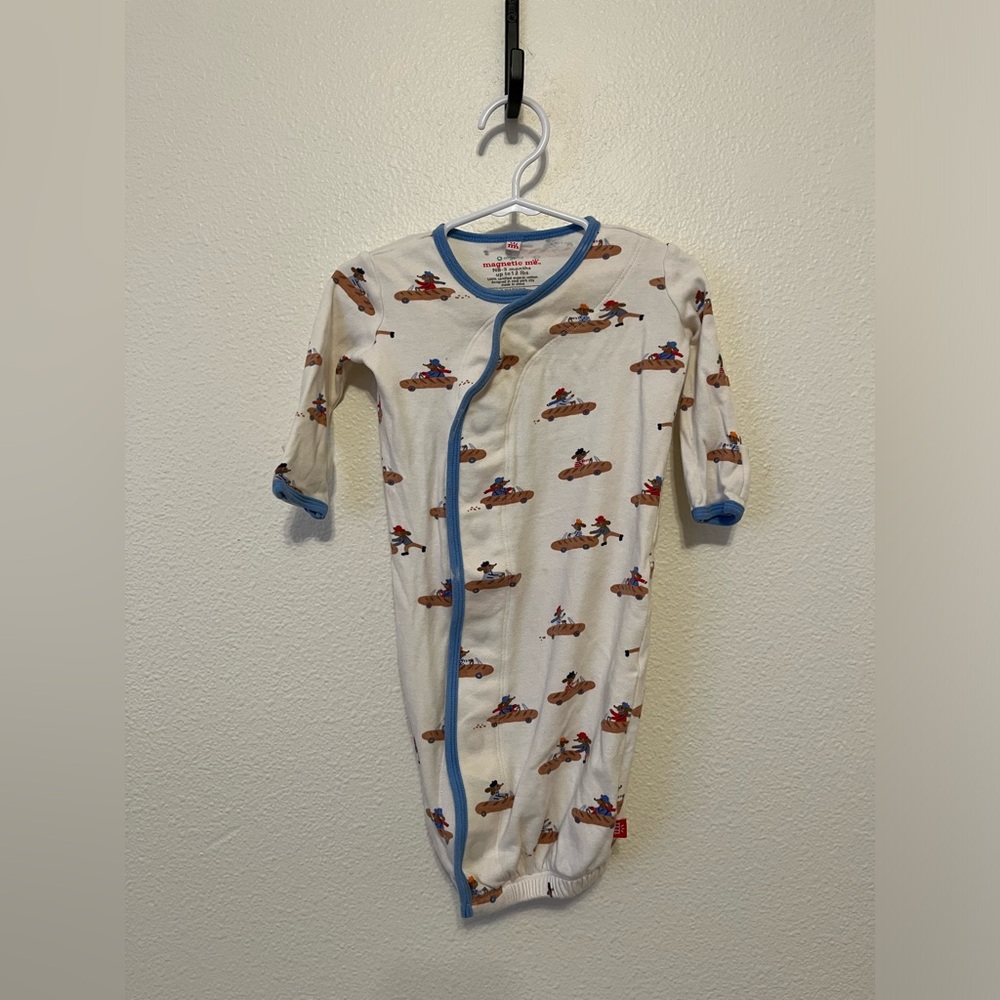 Magnetic Me Newborn Sleep Gown Organic Cotton
